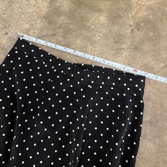 Vintage retro y2k polka dot midi maxi skirt with slit - Picture 3 of 5